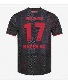 Billige Fotballdrakt Bayer Leverkusen Eliesse Ben Seghir #17 Replika Hjemmedrakt 2025-26 Kortermet Billige Fotballdrakt Bayer Leverkusen Eliesse Ben Seghir #17 Replika Hjemmedrakt 2025-26 Kortermet